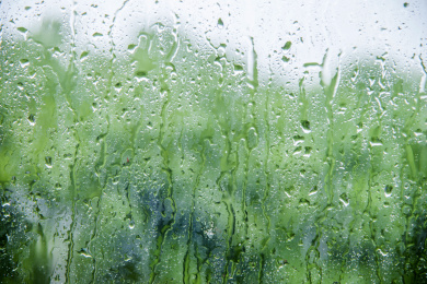 重庆至长沙G56高速公路雨中即景