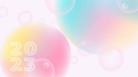 2023简约梦幻泡泡插图