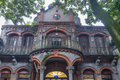 浙江湖州南浔古镇南浔张静江故居风景