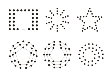 点阵图形规律排列
