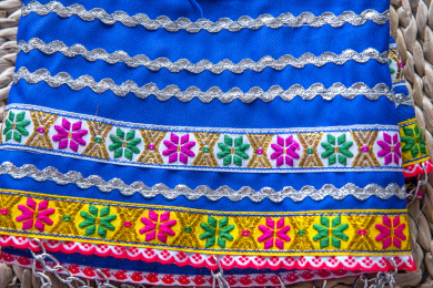 大岞惠安女民俗风情园里惠安女的银腰带