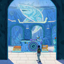 鲨鱼的水族馆