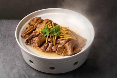 粤菜烹饪蒸鸭卤水鸭