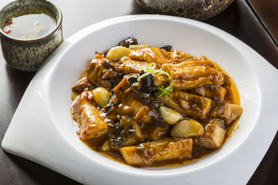 营养健康的美味家常红烧鲩鱼块