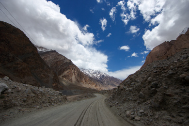 中国新疆克州阿克陶的风光