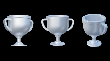 三维比赛荣誉奖杯