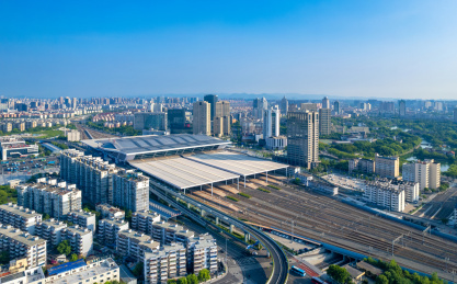 浙江省宁波市宁波站城市环境
