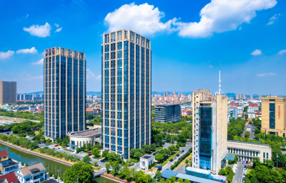 浙江省余姚市城市风光