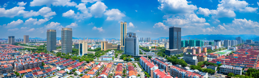 浙江省余姚市城市风光