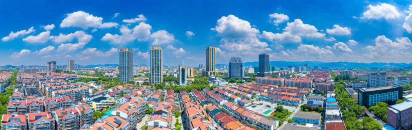 浙江省余姚市城市风光