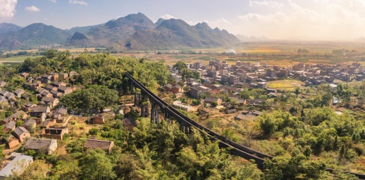 广西贺州钟山鳖灵村渡槽