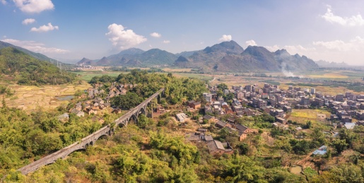 广西贺州钟山鳖灵村渡槽