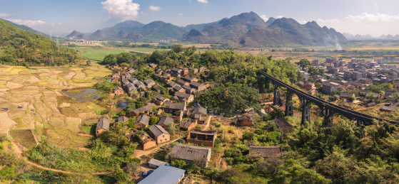 广西贺州钟山鳖灵村渡槽