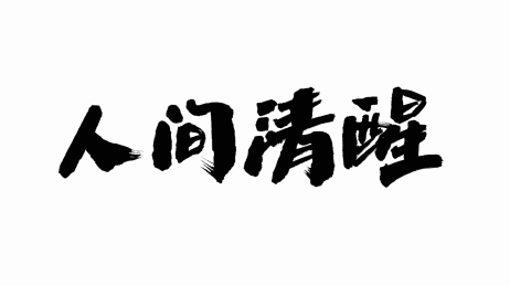 中国书法字体人间清醒