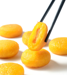 油炸小吃黄金南瓜饼