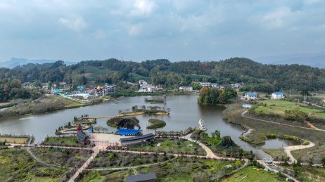 贵州省遵义市湄潭县兴隆镇龙凤村农村风光