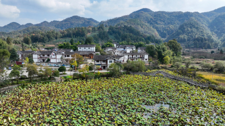 贵州省遵义市湄潭县兴隆镇龙凤村农村风光