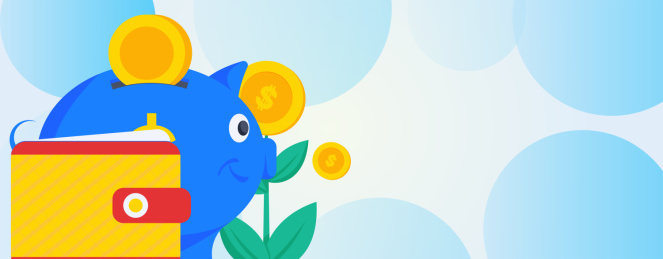 互联网金融理财投资扁平矢量概念运营插画