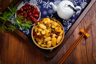 美味下饭菜腌菜炒芸豆