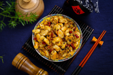 美味下饭菜腌菜炒芸豆