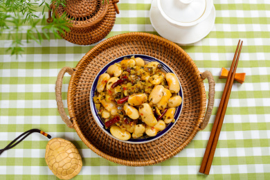 美味下饭菜腌菜炒芸豆