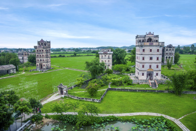 广东江门市世界文化遗产自力村碉楼