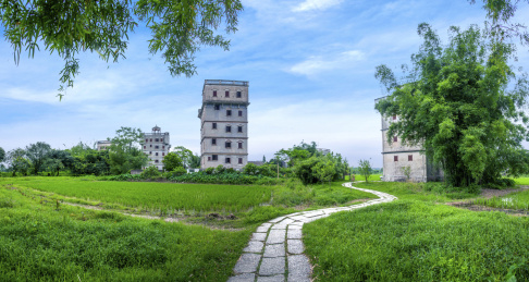 广东江门市世界文化遗产自力村碉楼