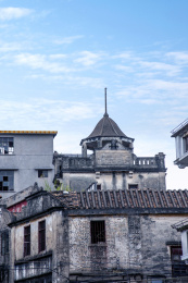 广东江门市世界文化遗产开平赤坎古镇