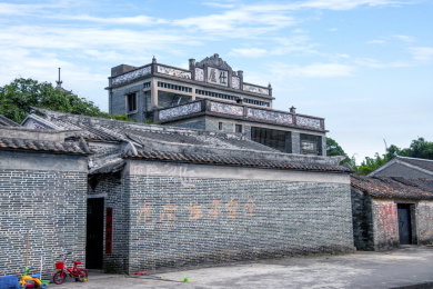 广东江门市世界文化遗产开平马降龙村碉楼