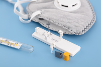 微缩创意抗原阳性医疗检测