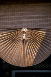 花垣县边城老街茶楼遮阳竹帘子