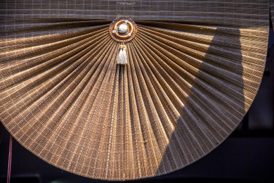 花垣县边城老街茶楼遮阳竹帘子