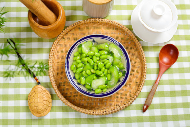 美味家常菜蚕豆丝瓜汤