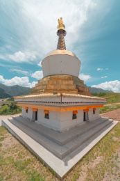 中国甘南郎木寺风景