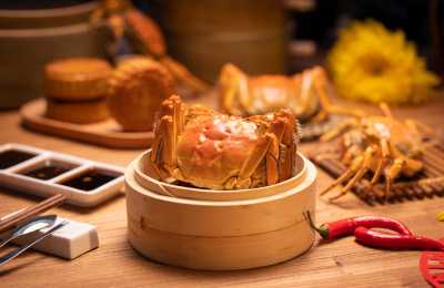 中秋节美食大闸蟹