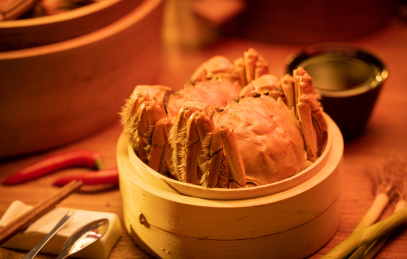 中秋节美食大闸蟹