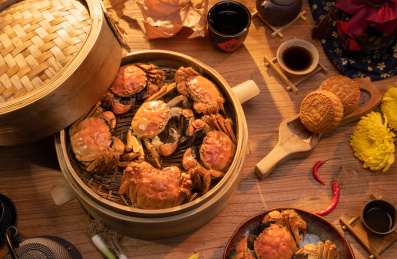 中秋节美食大闸蟹