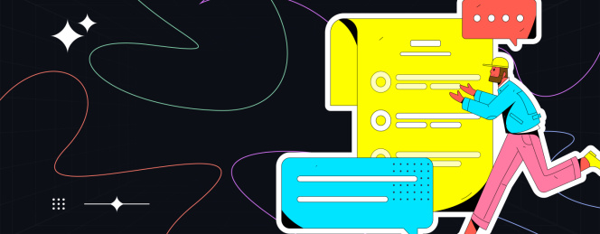 邀请好友进行测评调查扁平矢量概念运营插画