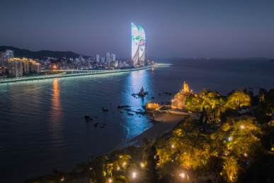 厦门鼓浪屿郑成功标志性景观