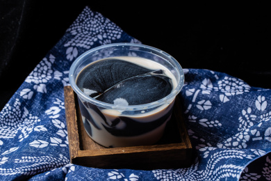 中式背景原味龟苓膏