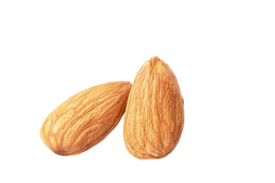 白底上的巴旦木