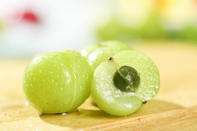 浅底上的油甘果