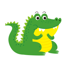 可爱鳄鱼
