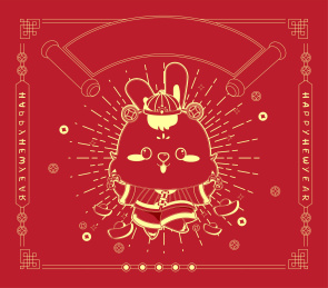 财神小白兔豪撒财富