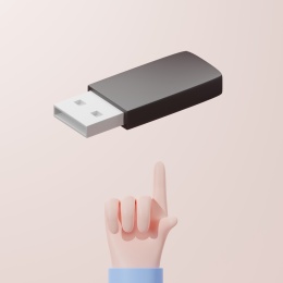 3D渲染手势物品模型