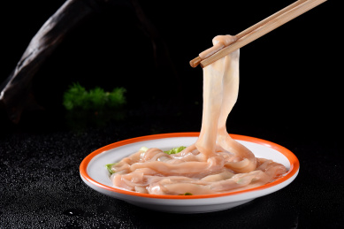 一碗火锅菜品脆鸭肠