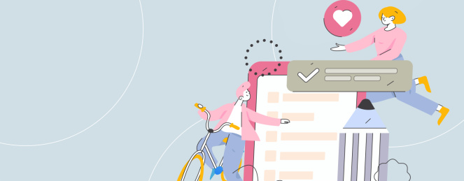 邀请好友进行问卷调查扁平矢量概念运营手绘