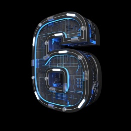 三维建模渲染的工业风格数字