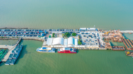 珠海香洲客运站航拍