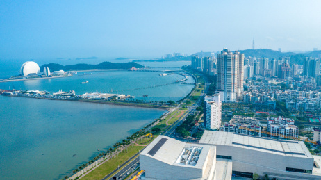 珠海香洲客运站和日月贝